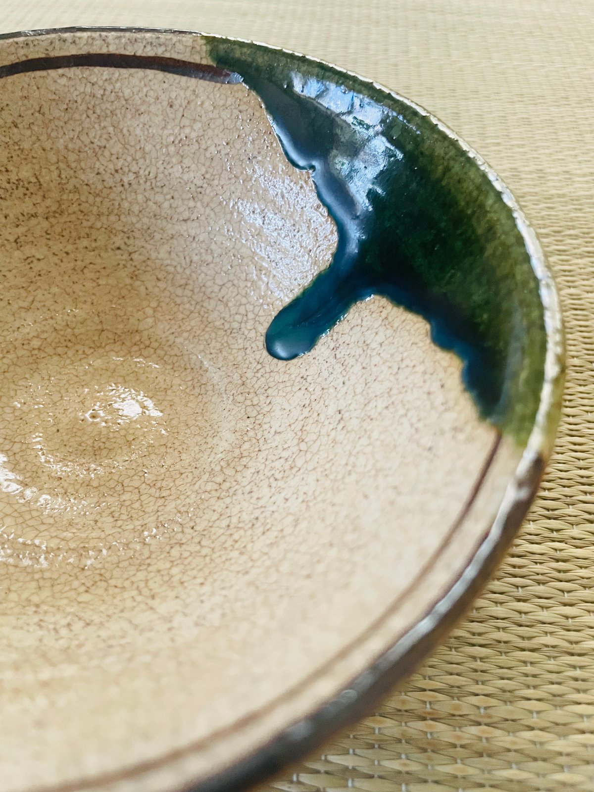 美品】在銘 市川竹川造 織部焼 平茶碗 | ginyoudo