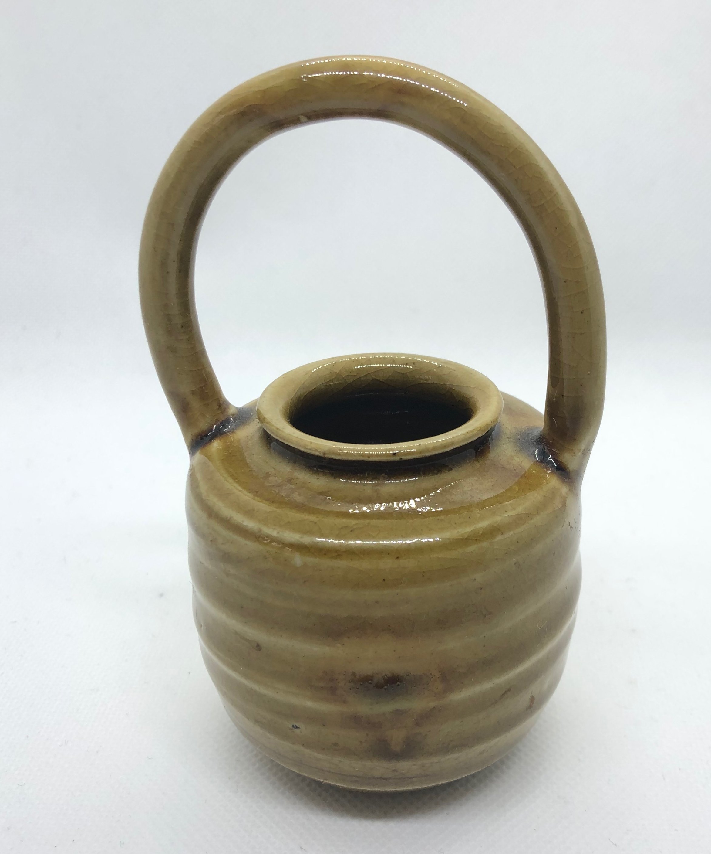 不老園】 在銘（陶印有） 四滴茶入 三点セット | ginyoudo