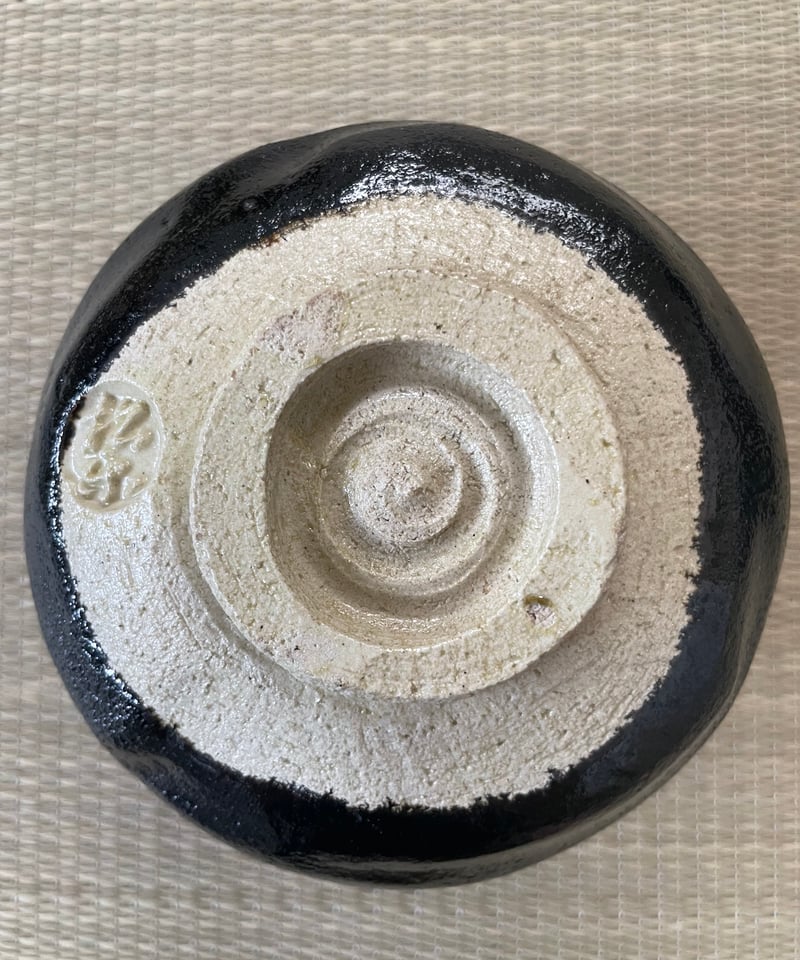 楽茶碗　松紋様 美品 在銘】佐々木松楽造 楽茶碗 | ginyoudo