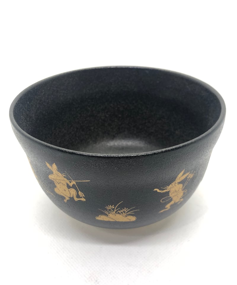 美品 在銘】宮地英香 鳥獣戯画 抹茶碗 | ginyoudo