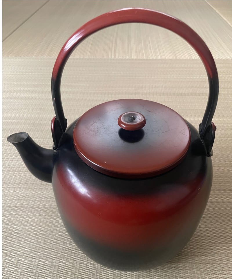 薬缶 やかん 水注 銅 銅器 銘あり 美品】銅製 水次/水注 腰黒薬缶 みずつぎ やかん | ginyoudo