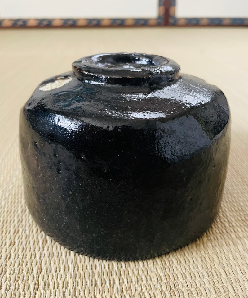 桐共箱付】平安祥悦造 光悦七種之内 鉄壁 光悦写し黒楽茶碗 | ginyoudo