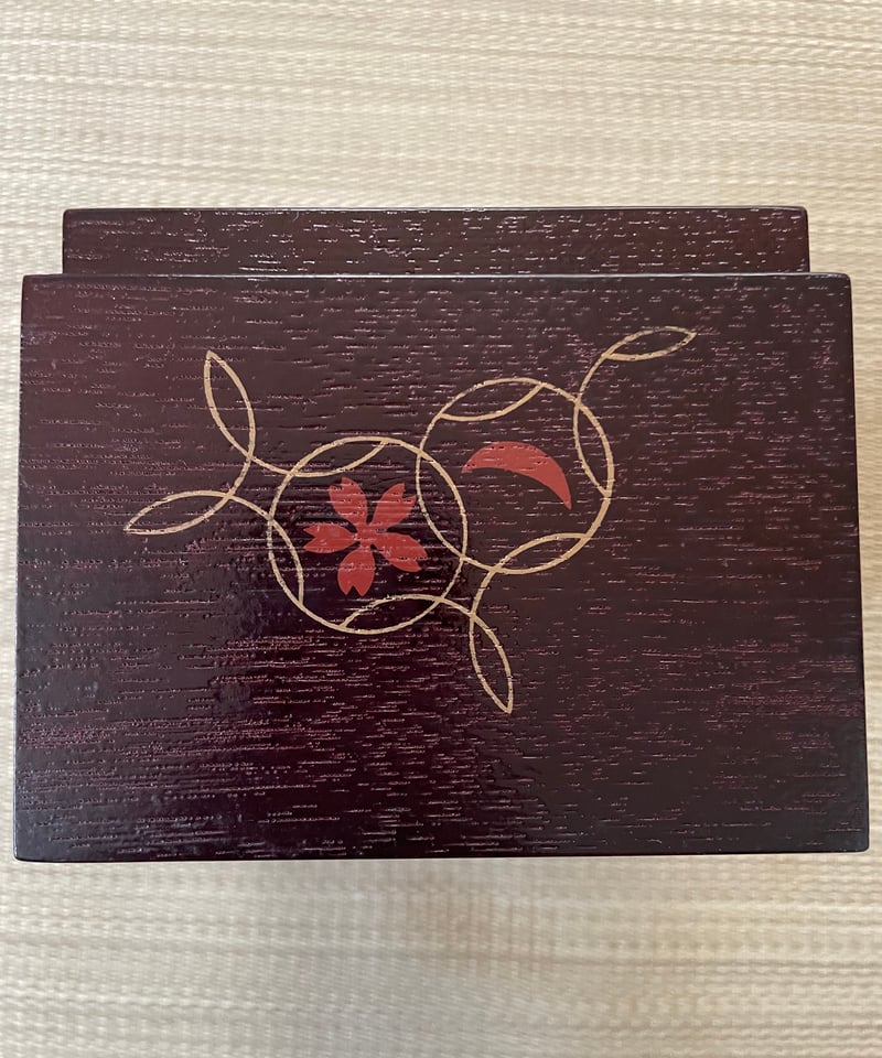 溜塗雪月花蒔絵　利休茶箱 再入荷 美品】木製 利休茶箱 雪月花七宝蒔絵 溜塗 | ginyoudo