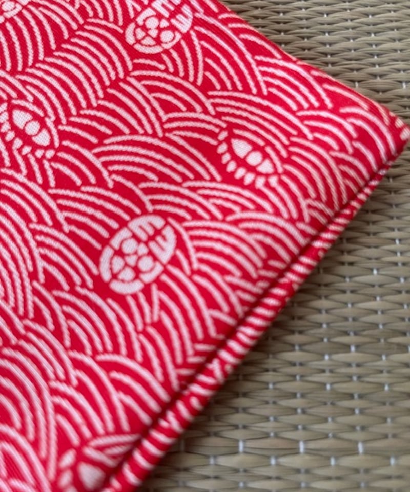 美品】正絹 雪輪 青海波 古帛紗 江戸千家 | ginyoudo