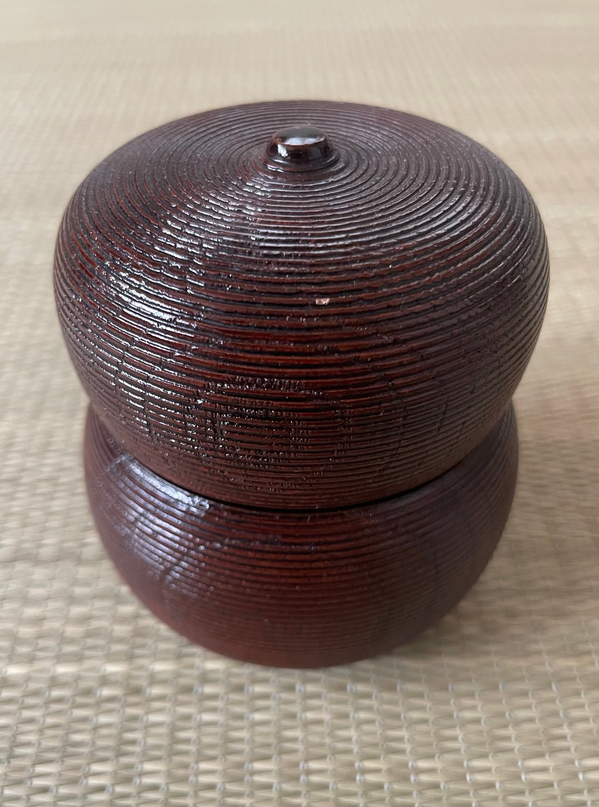 木製】瓢型棗 瓢茶器 薄茶器 糸目 輪線彫り 千筋 | ginyoudo