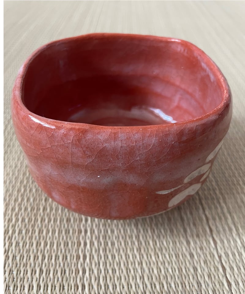 在銘美品】楽入造 在銘 赤楽茶碗 楽茶碗 松 | ginyoudo