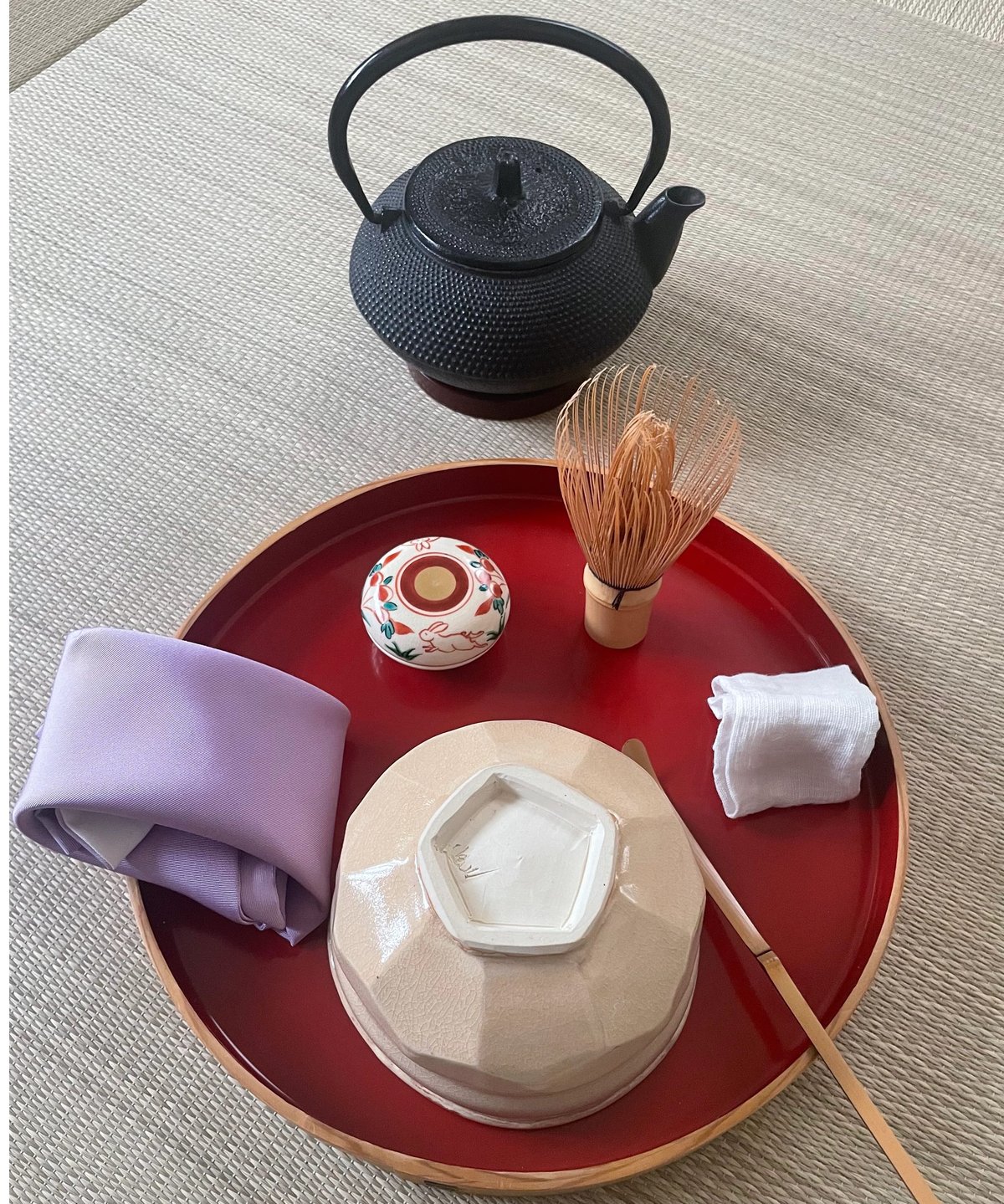 在銘】京焼 色絵 うさぎ（兎 ウサギ）香合 見立て薄茶器 | ginyoudo