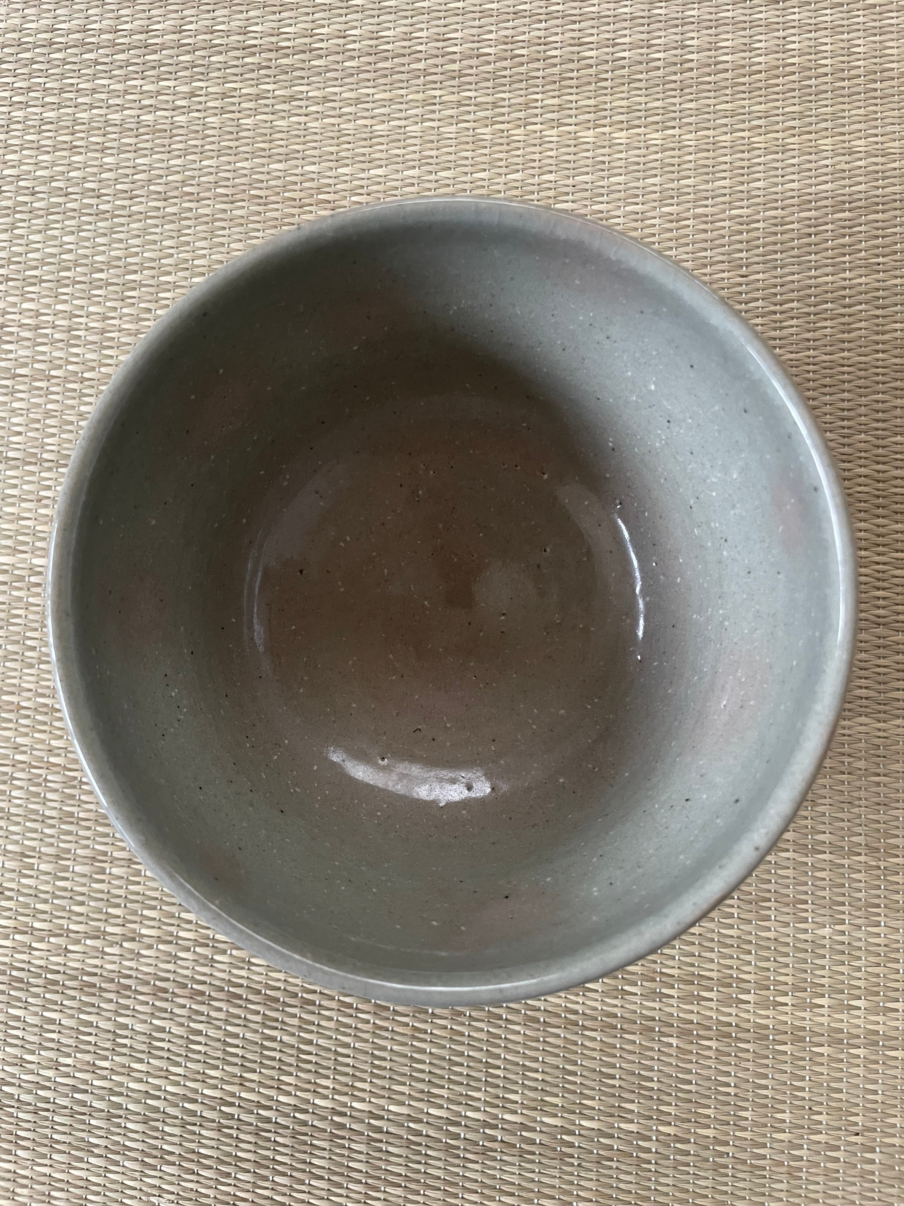 京焼　平安　紫峰造　銀彩撫子　平茶碗 美品 桐共箱】平安 紫峰造 刷毛目芒茶碗 | ginyoudo