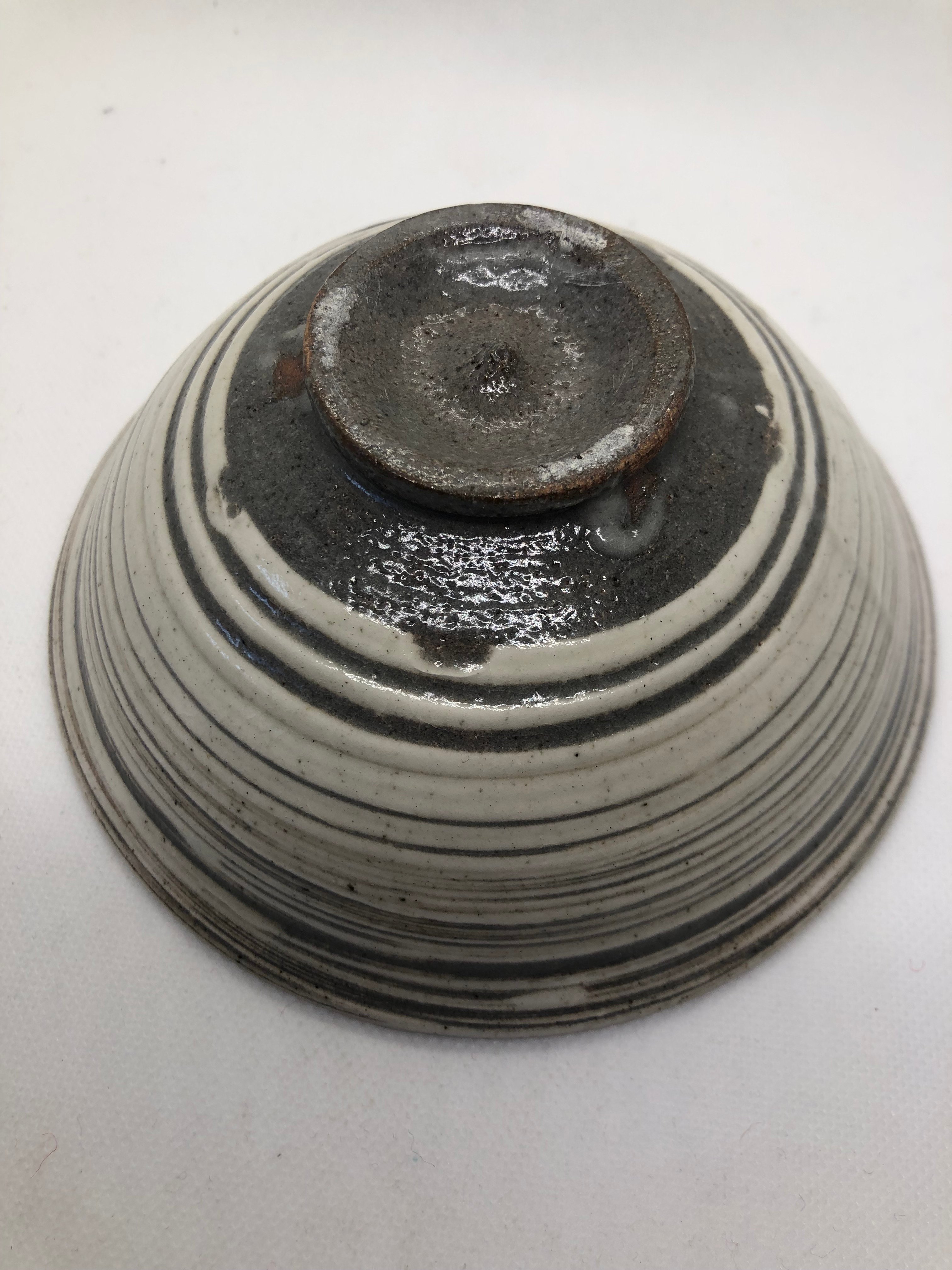 古い刷毛目茶碗　抹茶茶碗　茶道具　　古陶器 美品 在銘】刷毛目 平茶碗 | ginyoudo