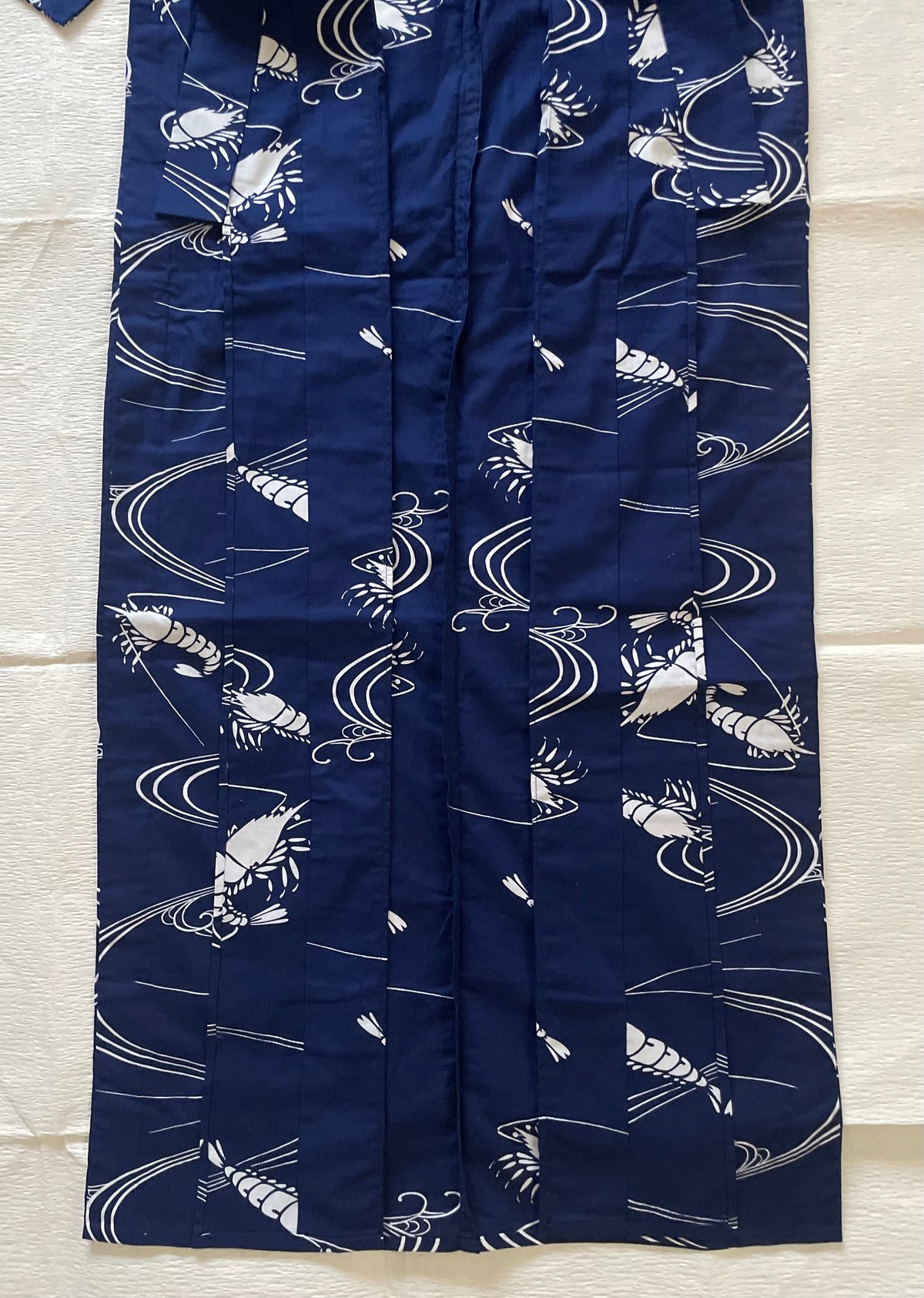 超美品　綿　コーマ　本染浴衣　着物　夏物　158㎝　水色　紺　白　紺　シンプル 超美品 綿 コーマ 本染浴衣 着物 夏物 158㎝ 水色 紺 白 紺