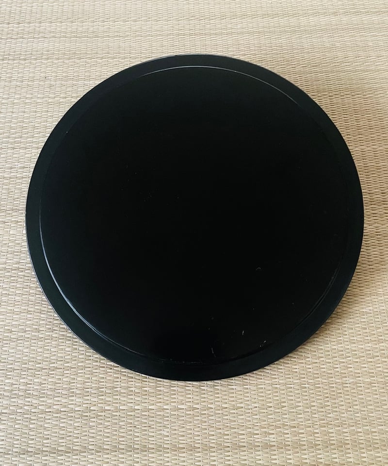 茶道具】塗蓋 水指用 木製 黒 漆塗 塗蓋 約20.2㎝ 黒 | ginyoudo