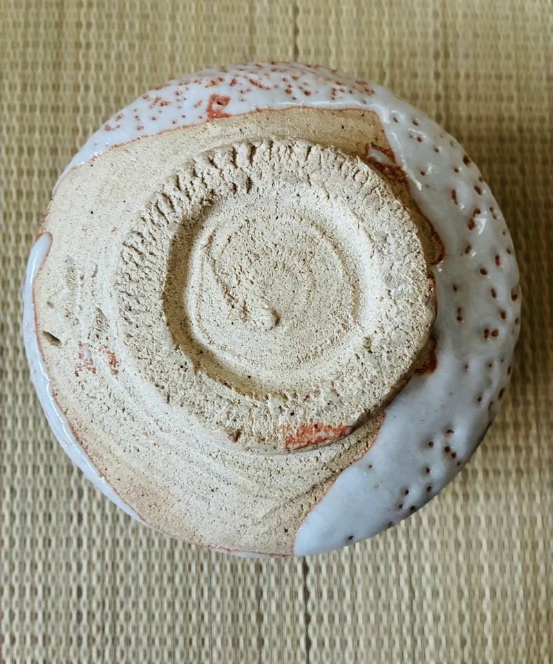 美品】瀬戸 拝土窯 水野古麦造 志野茶碗 絵志野茶碗 | ginyoudo
