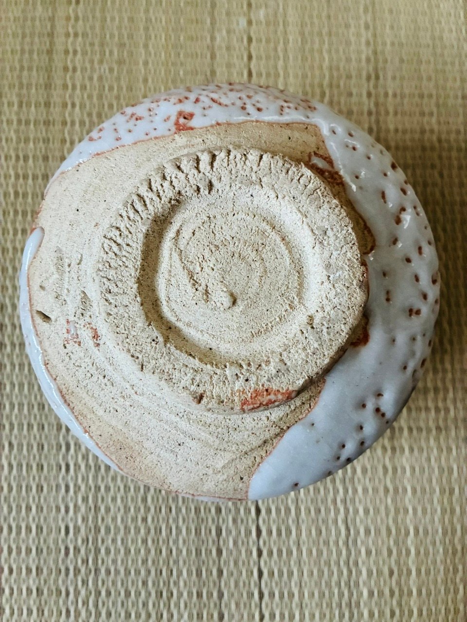 美品】瀬戸 拝土窯 水野古麦造 志野茶碗 絵志野茶碗 | ginyoudo