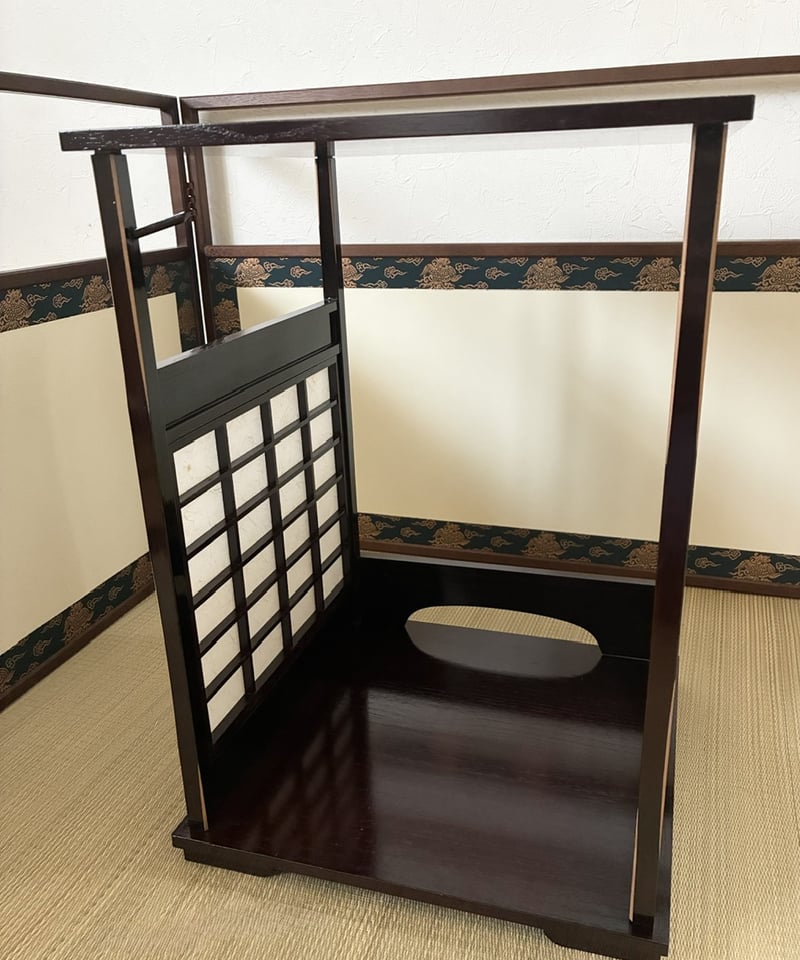 茶道用棚】組み立て式 吉野棚 園能斎好み 溜塗 | ginyoudo