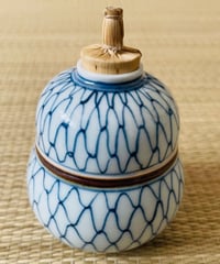 美品】在銘 宇田隆和造 佐平窯 瀬戸 一重口 塗蓋付 水指 | ginyoudo
