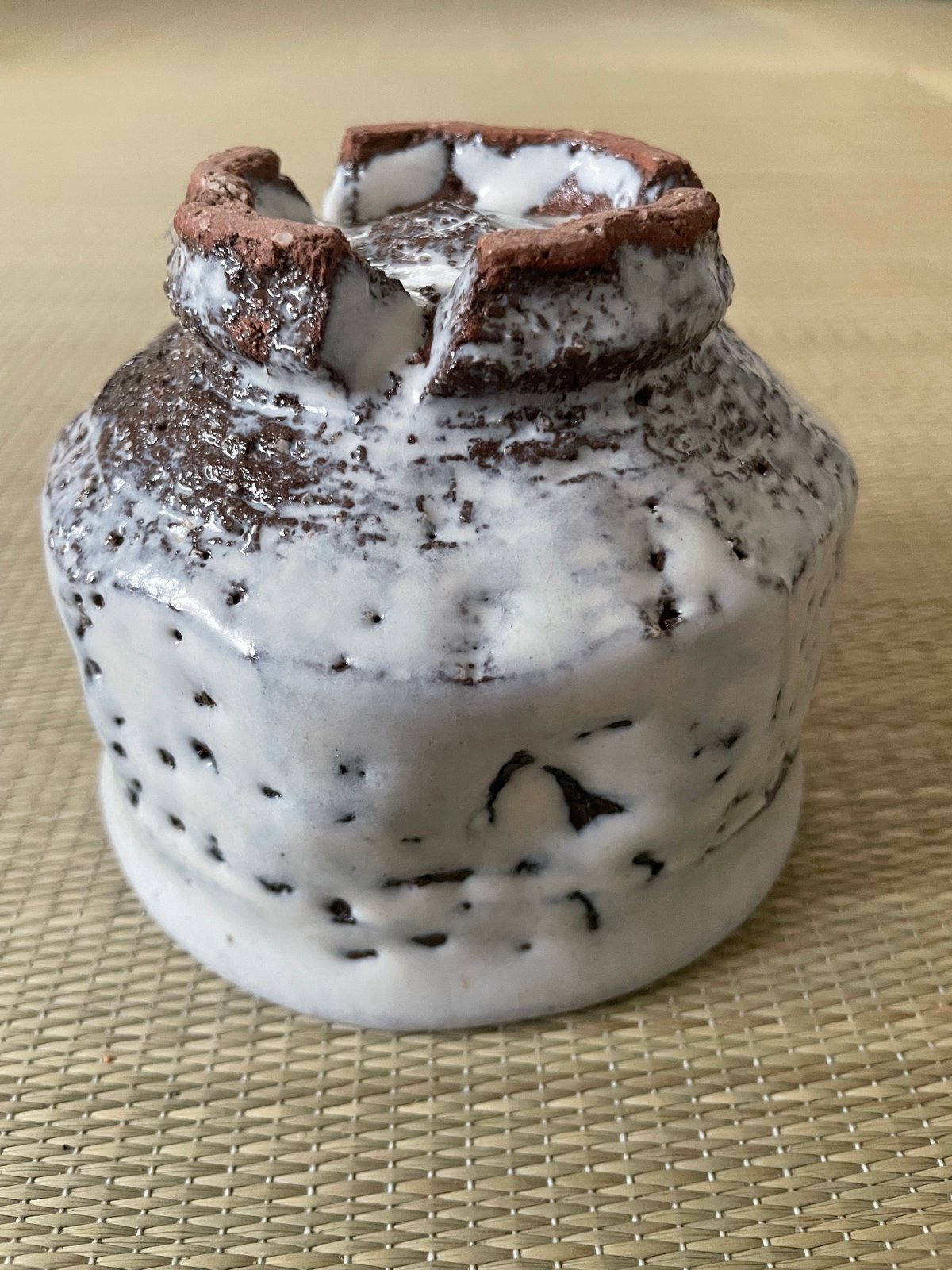 美品在銘】原節夫造 萩焼 鬼萩 白萩 茶碗 抹茶碗 | ginyoudo