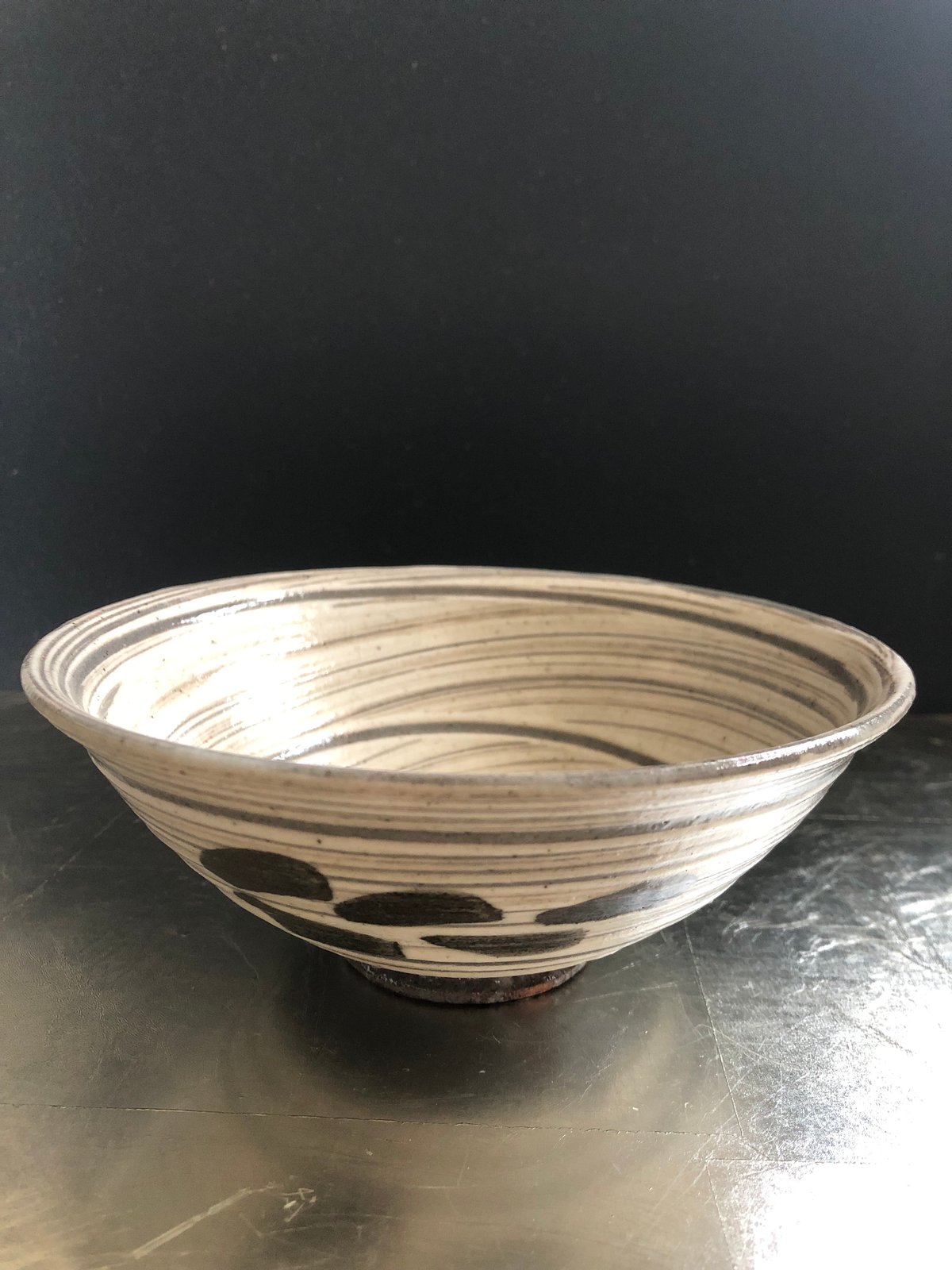 美品 在銘】刷毛目 平茶碗 | ginyoudo