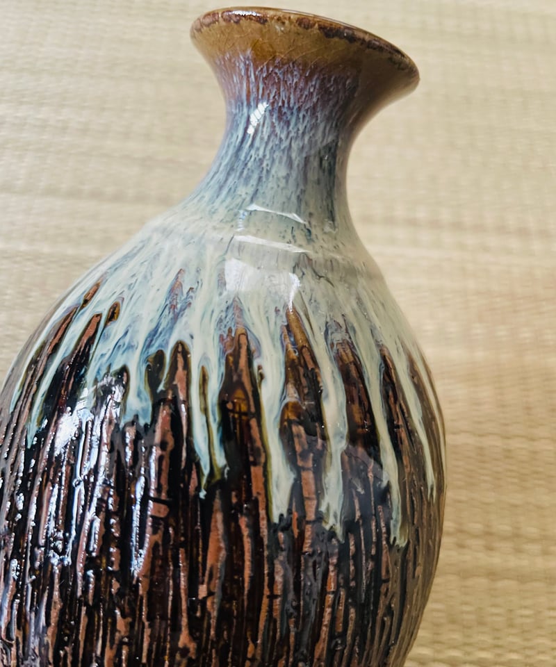 美品 】在銘 味楽窯 高取焼 一輪挿し 花入れ | ginyoudo