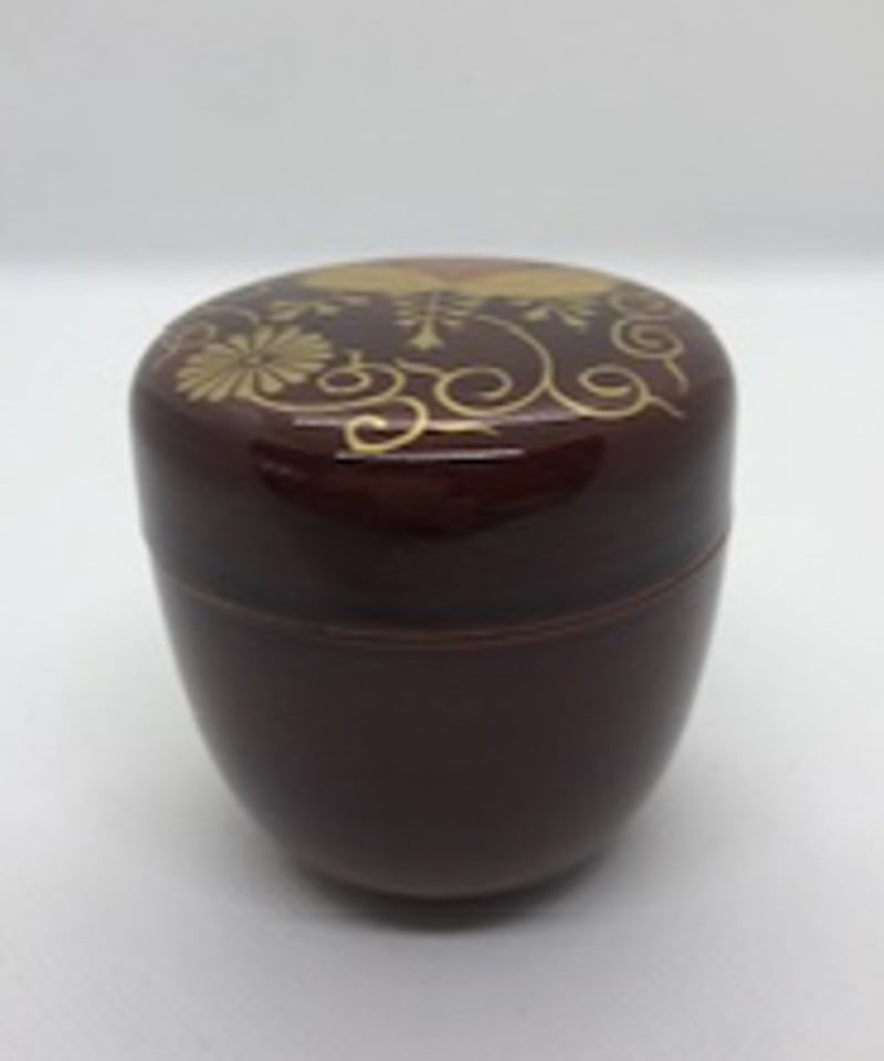 木製 紙箱付き】高台寺蒔絵（菊桐唐草）中棗 | ginyoudo