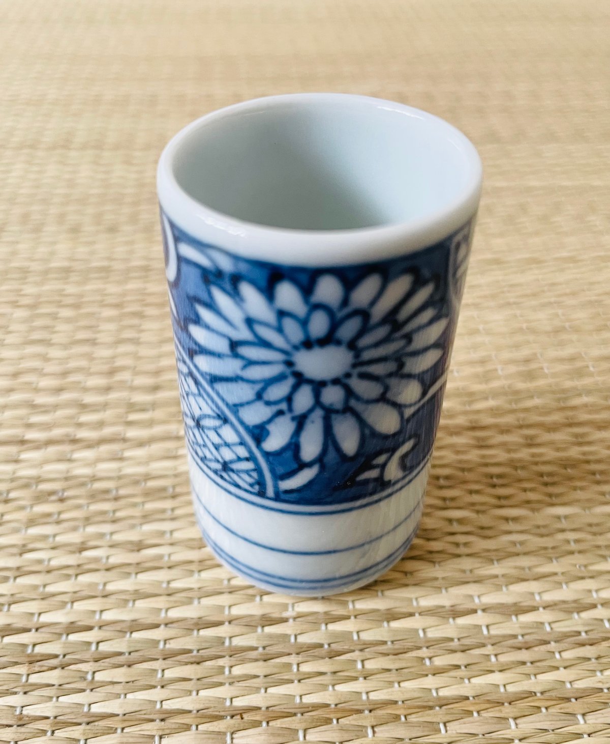 美品】無銘 祥瑞 茶巾筒 茶箱用茶巾筒 菊唐草 祥瑞文様 | ginyoudo