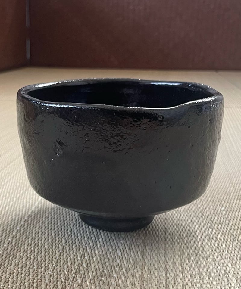 美品】在銘 平安彰楽造 長次郎写し 銘「東陽坊」利休七種茶碗 | ginyoudo