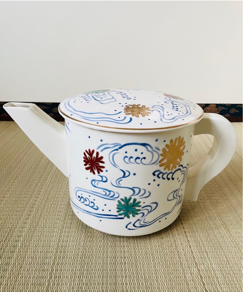 美品】在銘 陶器製 お水次 海松浪（みるなみ）水注ぎ 水次 | ginyoudo