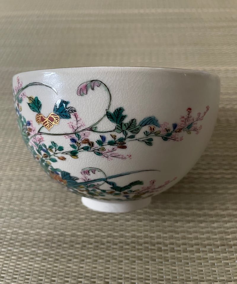 美品在銘】末川泉岳造 秋草図 九谷焼 抹茶碗 | ginyoudo