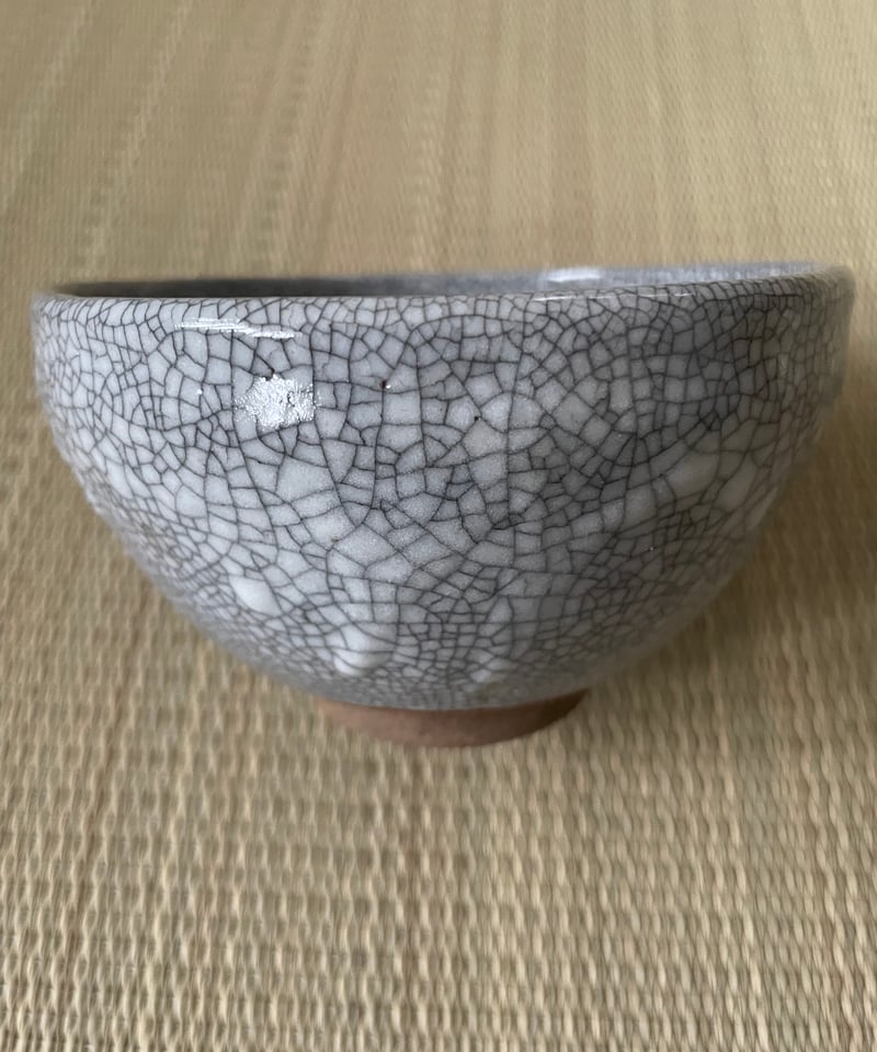 在銘】鳳山造 貫入 抹茶茶碗 グレー | ginyoudo