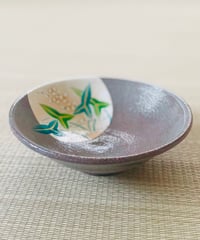 未使用保管品】短冊箱セット （未使用 清水焼在銘茶碗二種、水指建水蓋