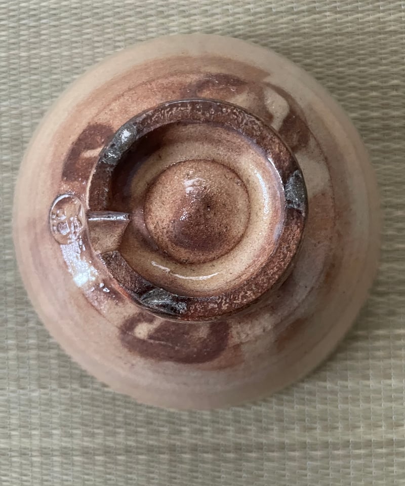 萩焼　七里庵　井戸茶碗　琵琶色　木箱・栞・黄布付き 萩焼 七里庵 井戸茶碗 琵琶色 木箱・栞・黄布付き