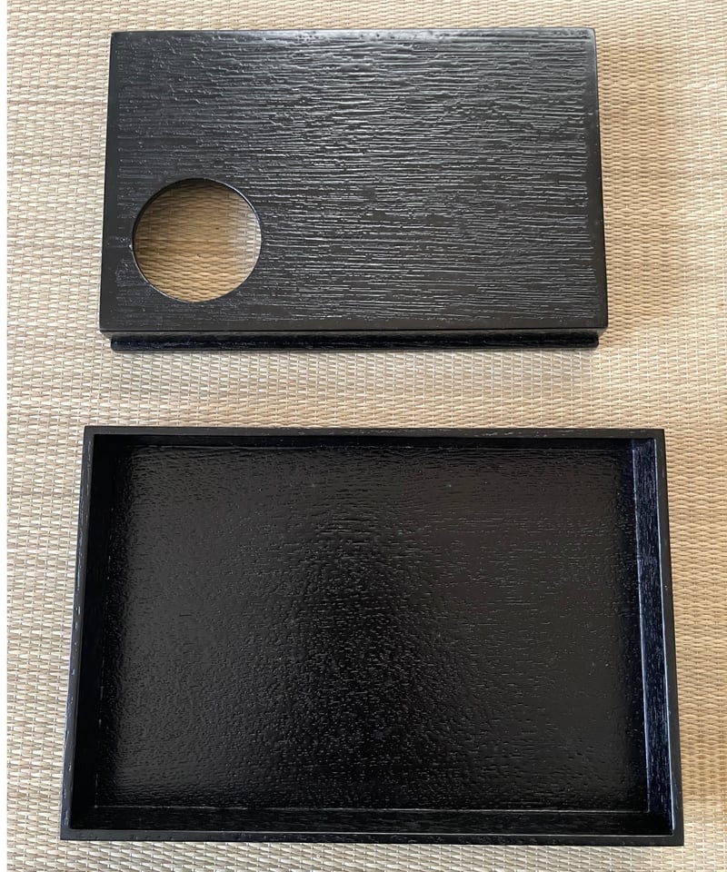 再入荷 美品】木製 利休茶箱 雪月花七宝蒔絵 溜塗 | ginyoudo