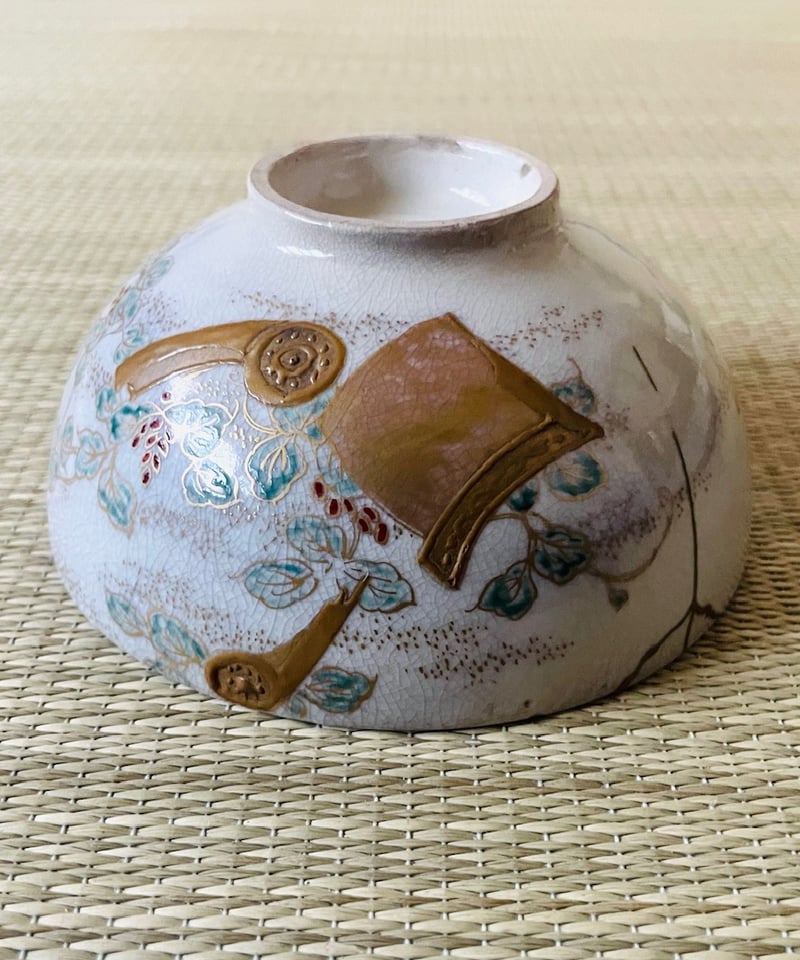 アンティーク】古薩摩 金継ぎ有 薩摩焼茶碗 見立て茶道具 | ginyoudo