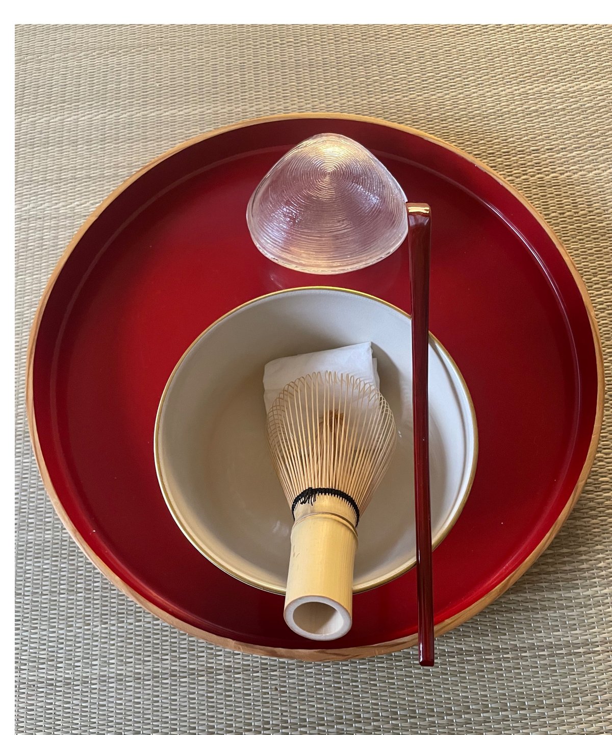 朱黒片身替盆 大館工芸社 内朱 曲げ 盆 トレー 27㎝ | ginyoudo