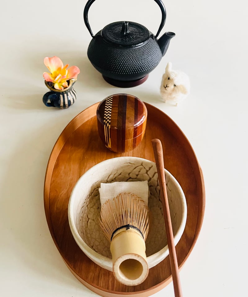 美品】寄木 中棗 棗 寄木細工 茶色 木製棗 | ginyoudo
