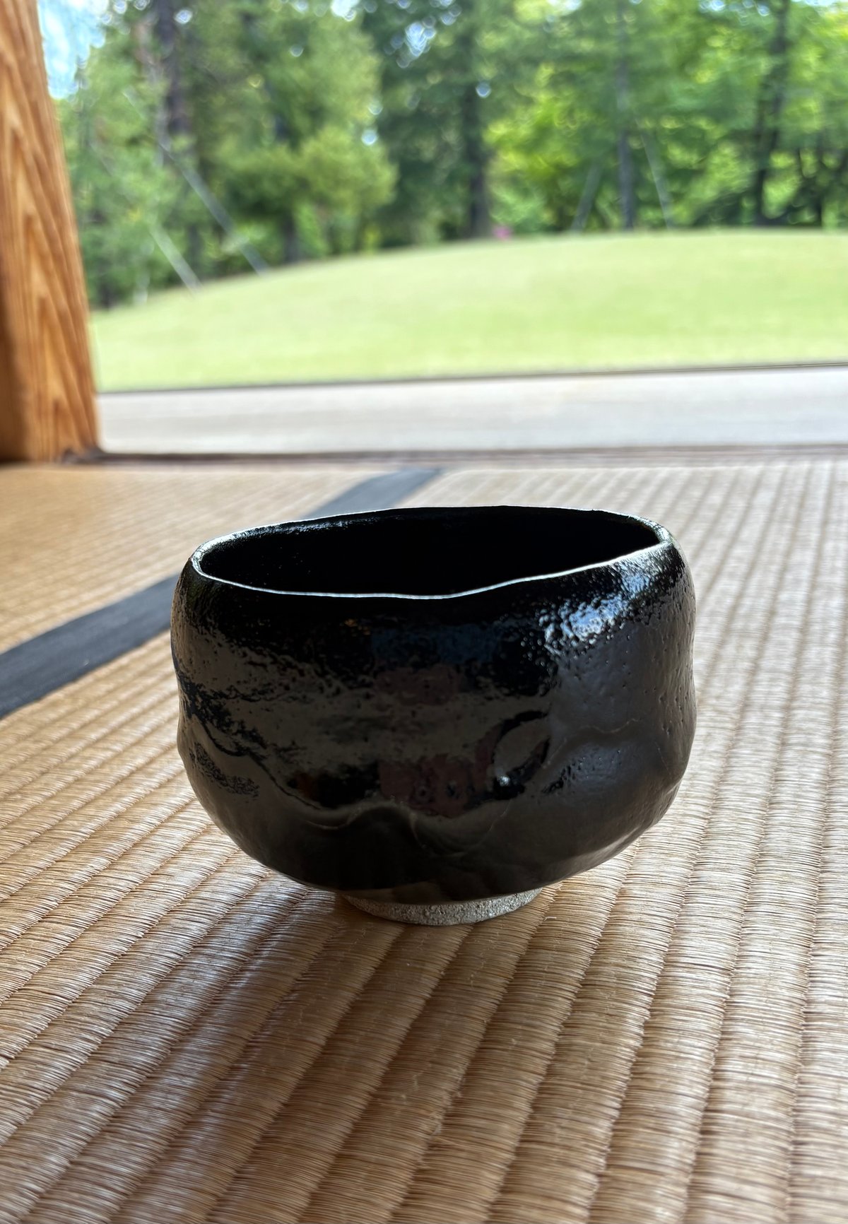 美品・在銘/共箱付】佐々木 昭楽造 黒楽 黒楽帯釉 抹茶茶碗 | ginyoudo