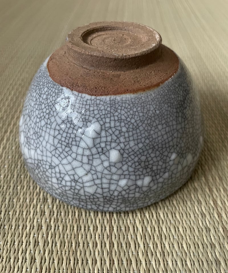 在銘】鳳山造 貫入 抹茶茶碗 グレー | ginyoudo