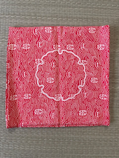 美品】正絹 雪輪 青海波 古帛紗 江戸千家 | ginyoudo