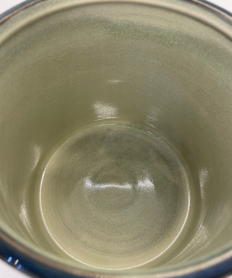 美品 塗り蓋付】一重口 御深井 水指 | ginyoudo