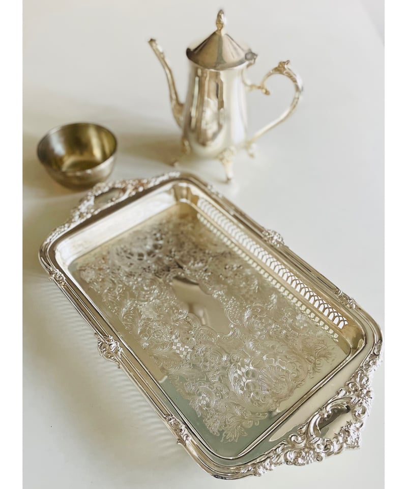 ヴィンテージ】ドイツ製WMF シルバープレートトレー | ginyoudo