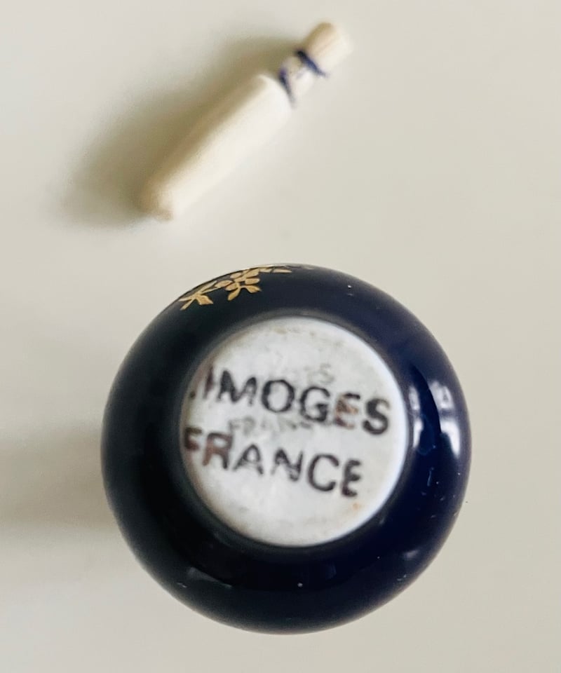 美品】 フランス製 リモージュ Limoges ミニチュア花瓶 振出 見立て