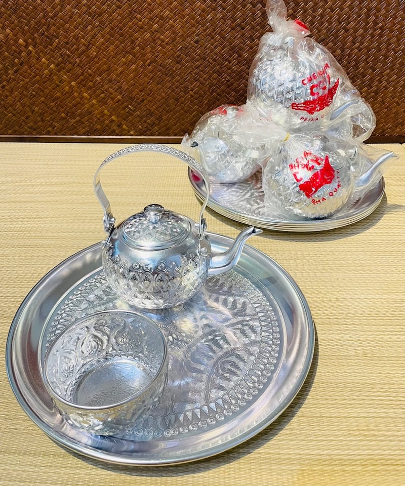 新品】タイ製 CHUE CHIN HUA アルミ製トレー/やかん/ボウル（見立て建