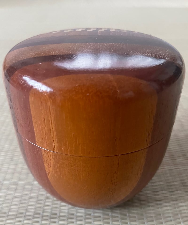 美品】寄木 中棗 棗 寄木細工 茶色 木製棗 | ginyoudo