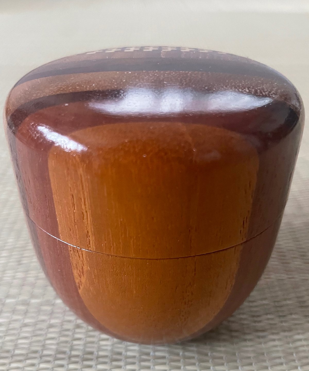 美品】寄木 中棗 棗 寄木細工 茶色 木製棗 | ginyoudo