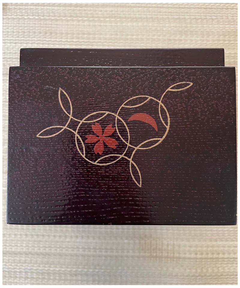 再入荷 美品】木製 利休茶箱 雪月花七宝蒔絵 溜塗 | ginyoudo
