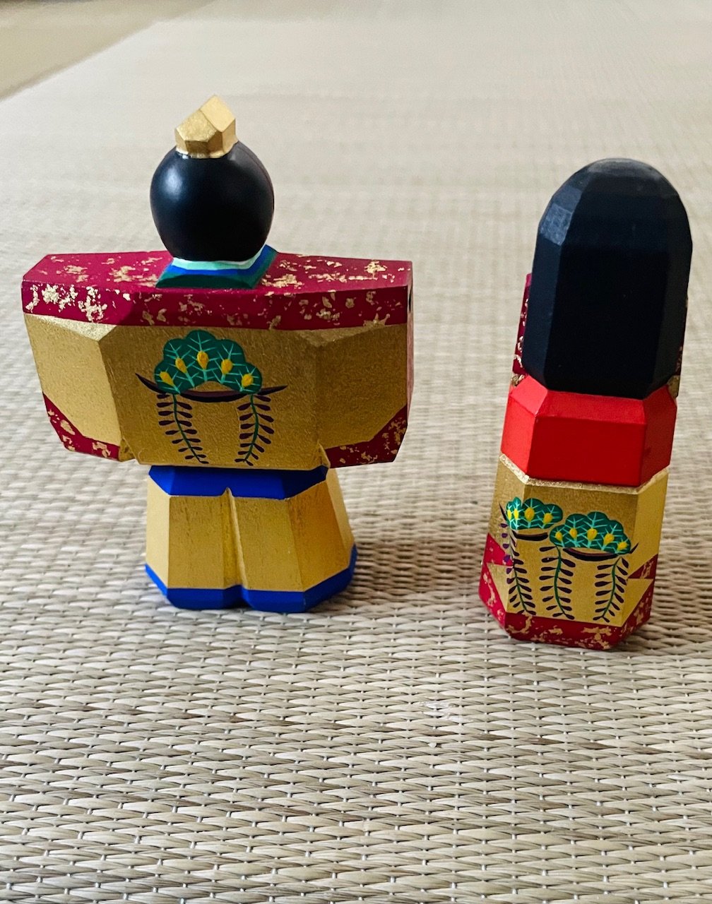 桐共箱入り】若草工房造 奈良一刀彫り 祝雛 立雛 | ginyoudo