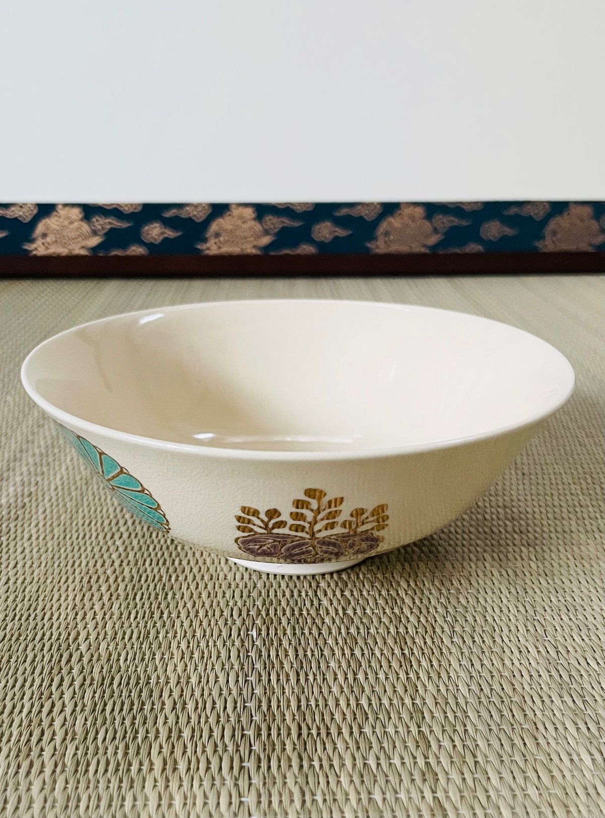 美品 在銘】加藤藤山造 京焼 平茶碗 高台寺 菊桐文様 | ginyoudo