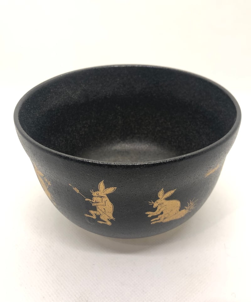 美品 在銘】宮地英香 鳥獣戯画 抹茶碗 | ginyoudo