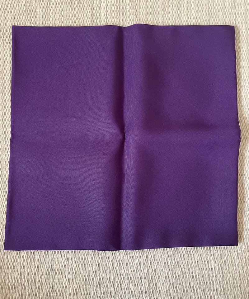 帛紗　紫　男用【新品未使用品】 美品】正絹帛紗 紫 男性用帛紗 男性用茶道具 | ginyoudo