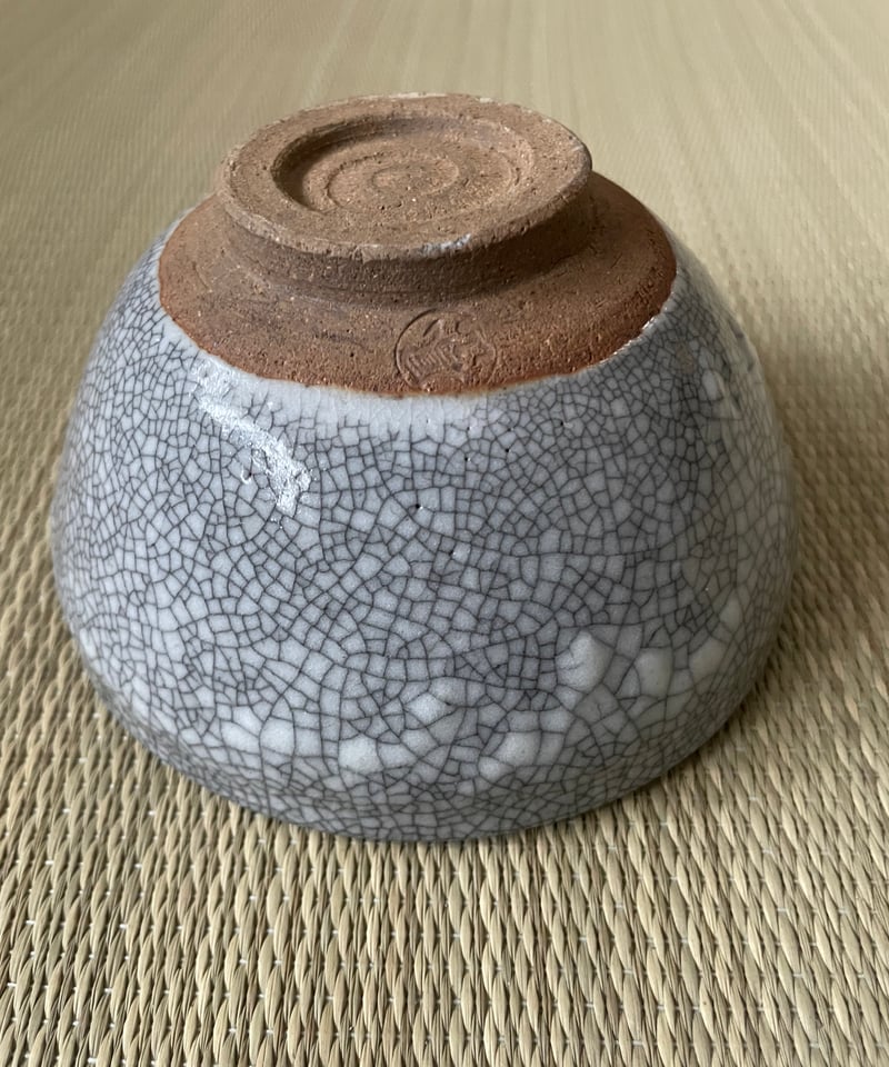 在銘】鳳山造 貫入 抹茶茶碗 グレー | ginyoudo