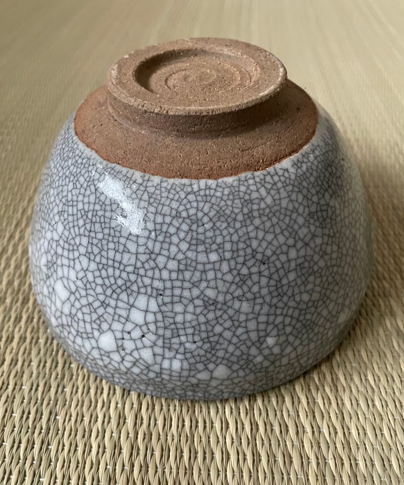 在銘】鳳山造 貫入 抹茶茶碗 グレー | ginyoudo